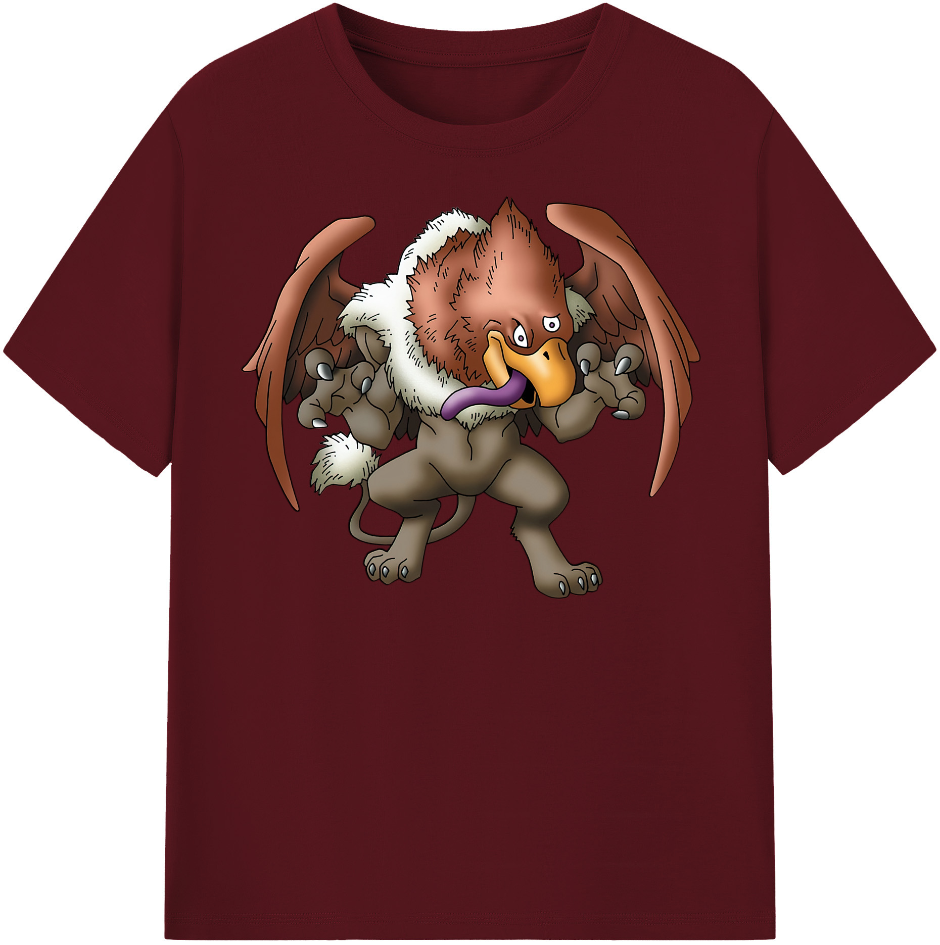 （画像用） ドラゴンクエスト Doragon Kuesuto Dragon Quest 綿100％半袖Tシャツ（フロントプリント）